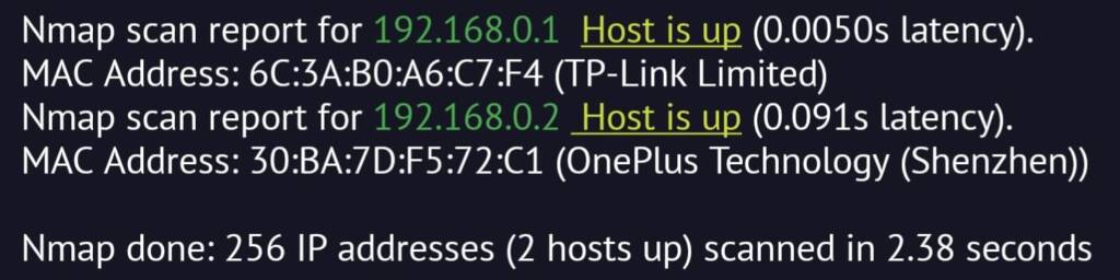 Ping Scan or Host Discovery